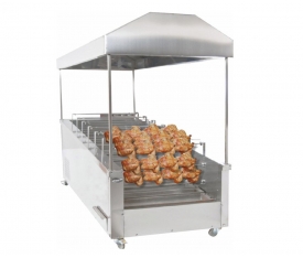 KM012-6 HORIZONTAL TYPE CHICKEN MACHINE WITH COAL