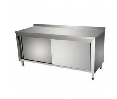140X70X55 WORKING TABLE WITH UNDER COUNTER CABINET