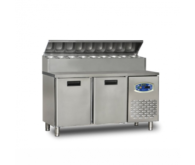 22TBF2S-PA70 2 DOOR LOW MOUNTED PIZZA PREPARATION CABINET
